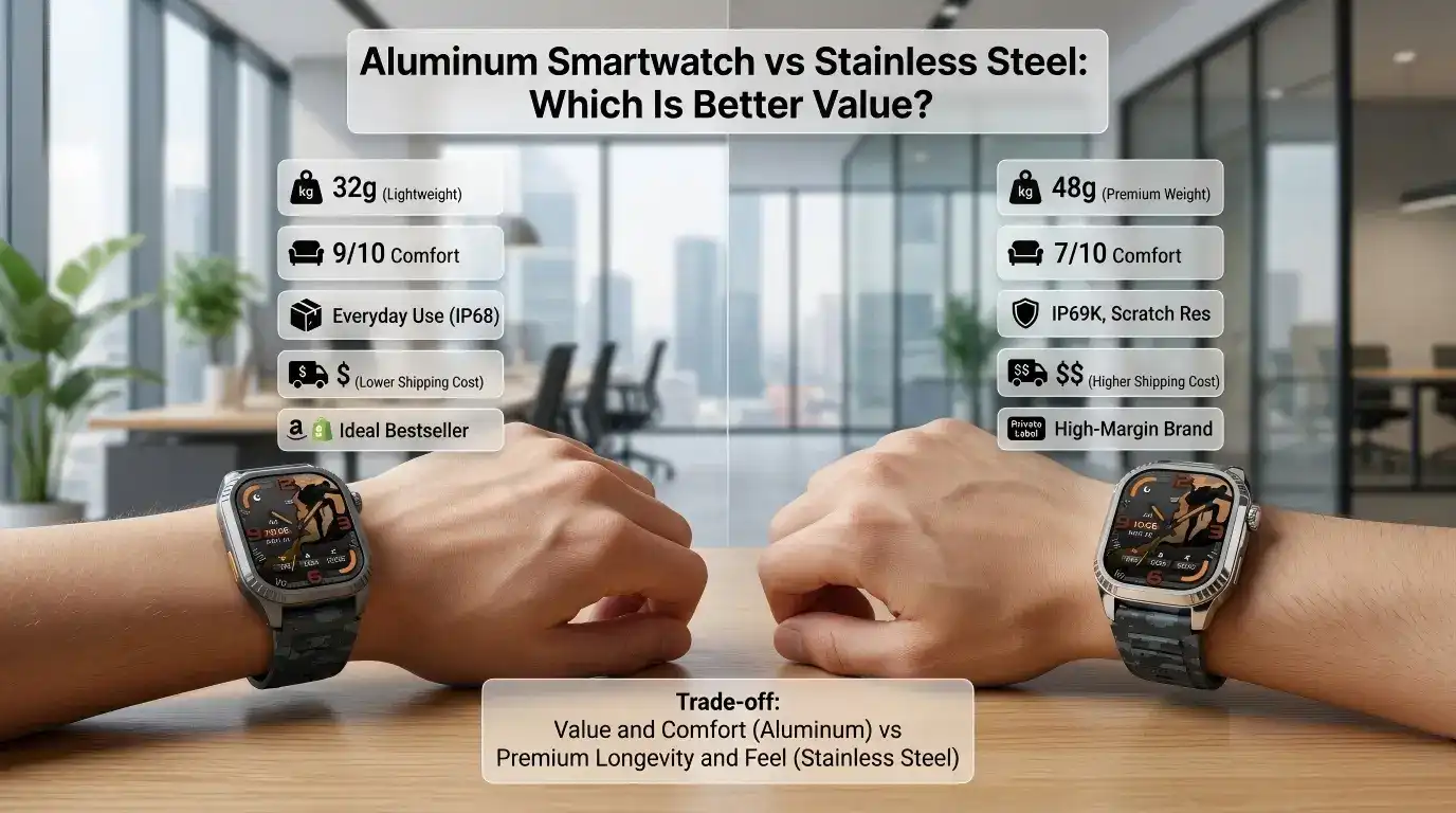Aluminum Smartwatch vs Stainless Steel: Which Is Better Value?